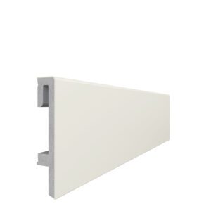 Плинтус напольный VOX Espumo 209 Кремовый RAL 9002 Вспененный ударопрочный ПВХ | 80 мм